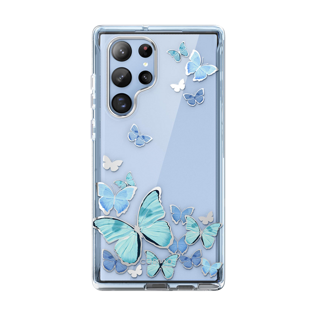 i-Blason Cosmo Slim Designer Case (PurpleFly Butterfly) for iPhone