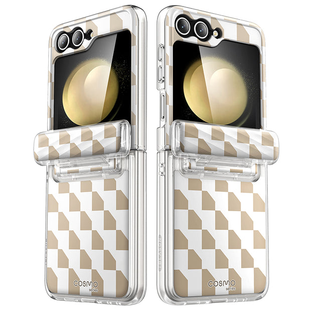 Galaxy Z Flip6 Cosmo - Brown Checker