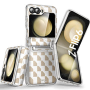 Galaxy Z Flip6 Cosmo - Brown Checker