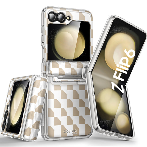 Galaxy Z Flip6 Cosmo - Brown Checker