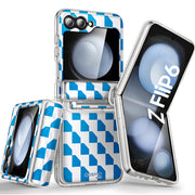 Galaxy Z Flip6 Cosmo - Blue Checker