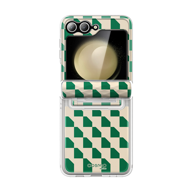 Galaxy Z Flip6 Cosmo - Green Checker