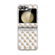 Galaxy Z Flip6 Cosmo - Brown Checker