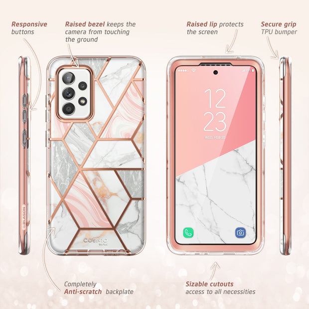 Galaxy A33 Cosmo Case - Marble Pink