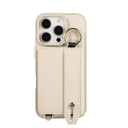 iPhone 16 Pro Max Leather Wallet Case - Beige