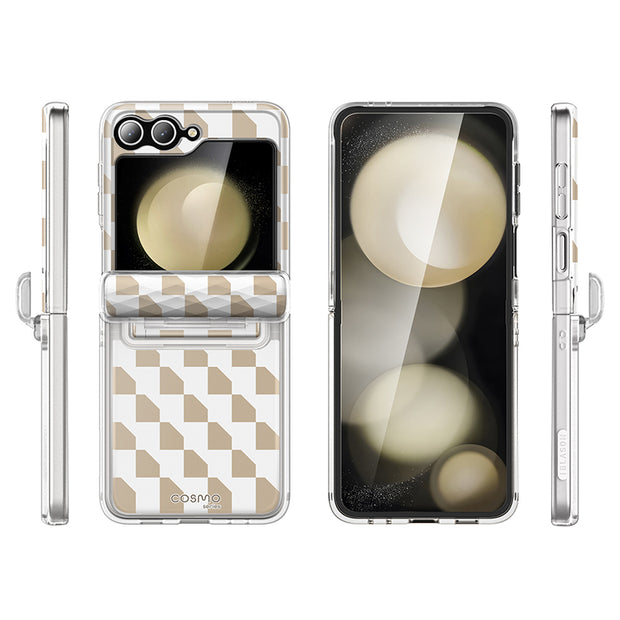 Galaxy Z Flip6 Cosmo - Brown Checker