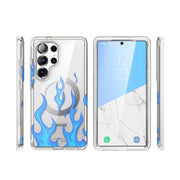 Galaxy S25 Ultra Cosmo Cute Case -Blue Flame