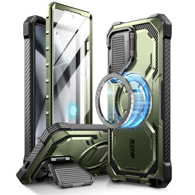 Galaxy S24 Ultra Armorbox Protective Phone Case - Dark Green