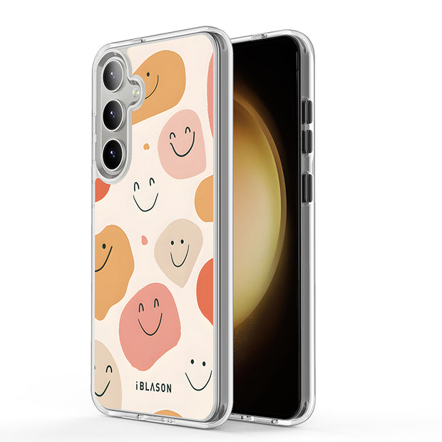 Galaxy S23 Halo MagSafe Cute Phone Case - Happy