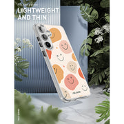 Galaxy S23 Halo MagSafe Cute Phone Case - Happy