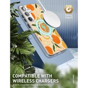 Galaxy S24 Plus Halo MagSafe Cute Phone Case - Oranges & Lemons
