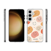 Galaxy S24 Plus Halo MagSafe Cute Phone Case - Happy