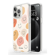 iPhone 13 Pro Max Halo MagSafe Cute Phone Case - Happy