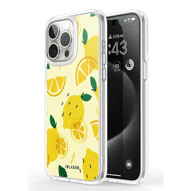 iPhone 13 Pro Max Halo MagSafe Cute Phone Case - Lemonade