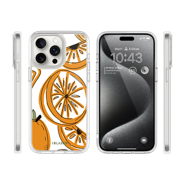 iPhone 13 Pro Max Halo MagSafe Cute Phone Case - Oranges