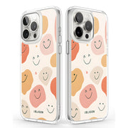 iPhone 15 Pro Max Halo MagSafe Cute Phone Case - Happy