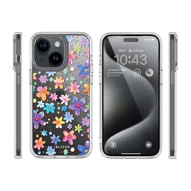 iPhone 14 Plus Halo MagSafe Cute Phone Case - April Showers