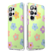 Galaxy S25 Ultra Cosmo Cute Case -Pastel Flowers