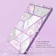 Galaxy Tab A 10.1 inch (2019) Cosmo Case -(open box)- Marble Purple