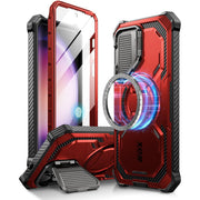 Galaxy S24 Armorbox Protective Phone Case - Metallic Red