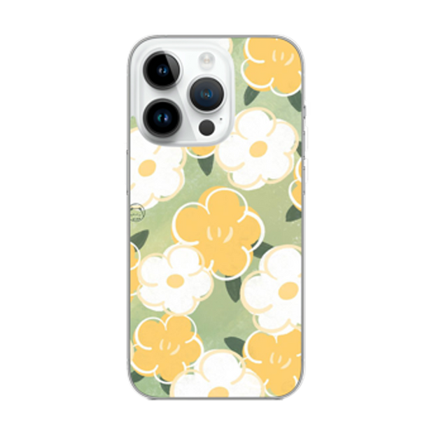 iPhone 15 Pro Halo MagSafe Cute Phone Case - Spring Blooms