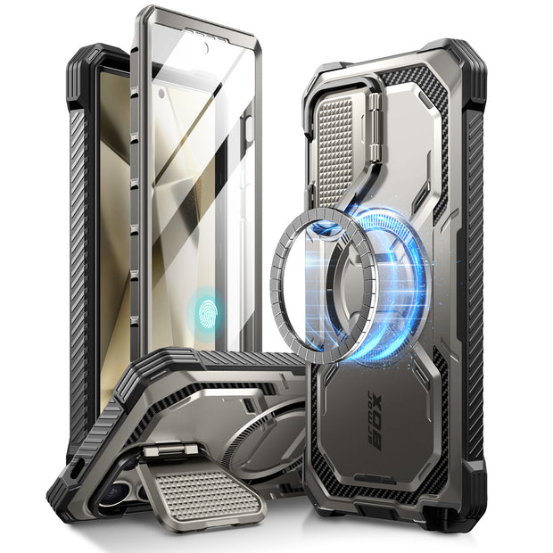 Galaxy S24 Ultra Armorbox Protective Phone Case - Titan Gray