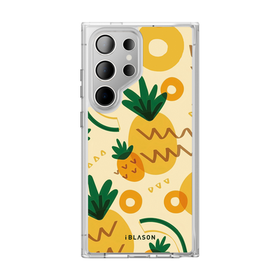 Galaxy S24 Ultra Halo MagSafe Cute Phone Case - Pineapple