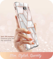 Galaxy J7 (2017) Cosmo Case - Marble Pink