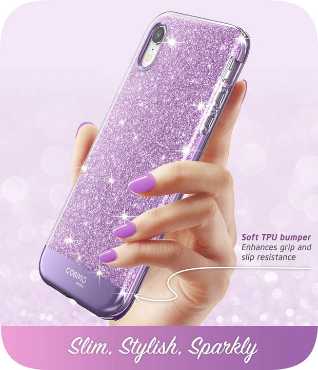 For iPhone XR Case 6.1 i-Blason Cosmo Series Full-Body Glitter