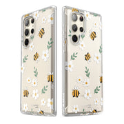 Galaxy S23 Ultra Cosmo Case-Flowers/Bees