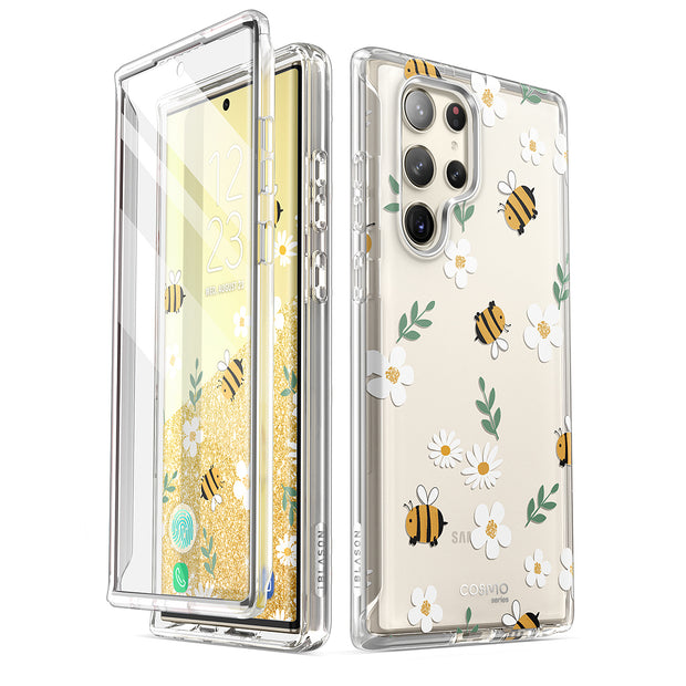 Galaxy S23 Ultra Cosmo Case-Flowers/Bees