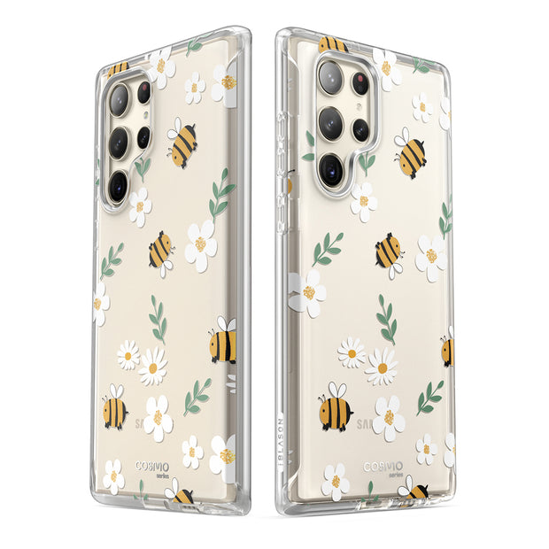 Galaxy S23 Ultra Cosmo Case -Flowers/Bees