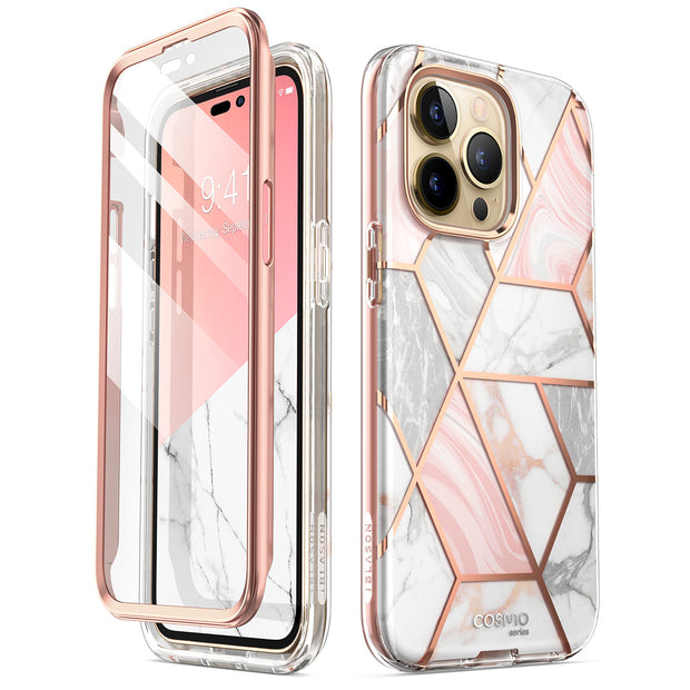 i-Blason Cosmo Glitter Clear Bumper Case for iPhone 8 Plus/iPhone 7 Plus Marble