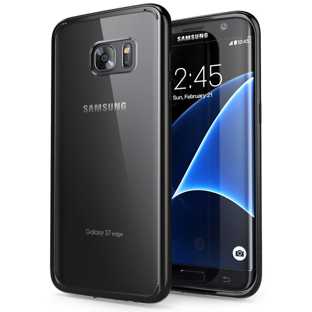 Galaxy S7 Edge Halo Case(open box) - Clear/Black