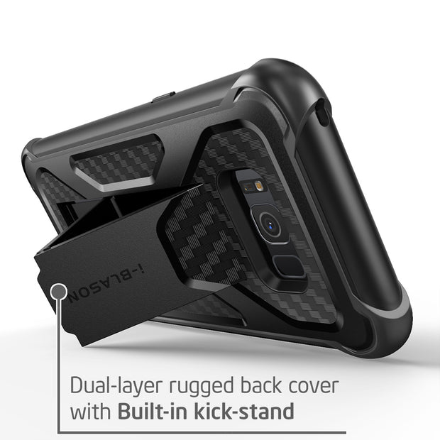 Galaxy S8 Transformer Case - Black