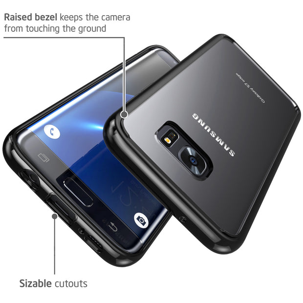 Galaxy S7 Edge Halo Case(open box) - Clear/Black