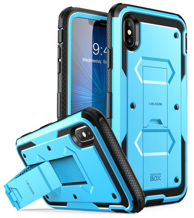 iPhone XS Max Armorbox Case-Blue