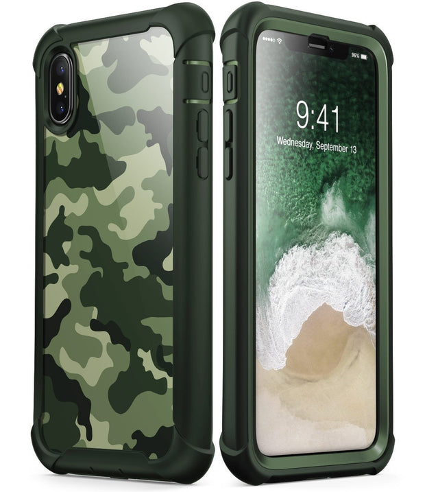 iPhone XS | X Ares Case-Green Camouflage