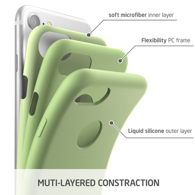 iPhone 7 Silicone Case-Green